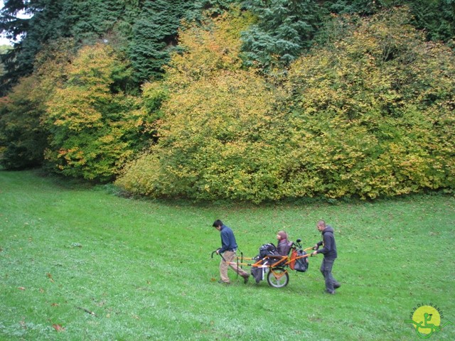 randonnée sportive avec joëlettes, Tervuren, 2012